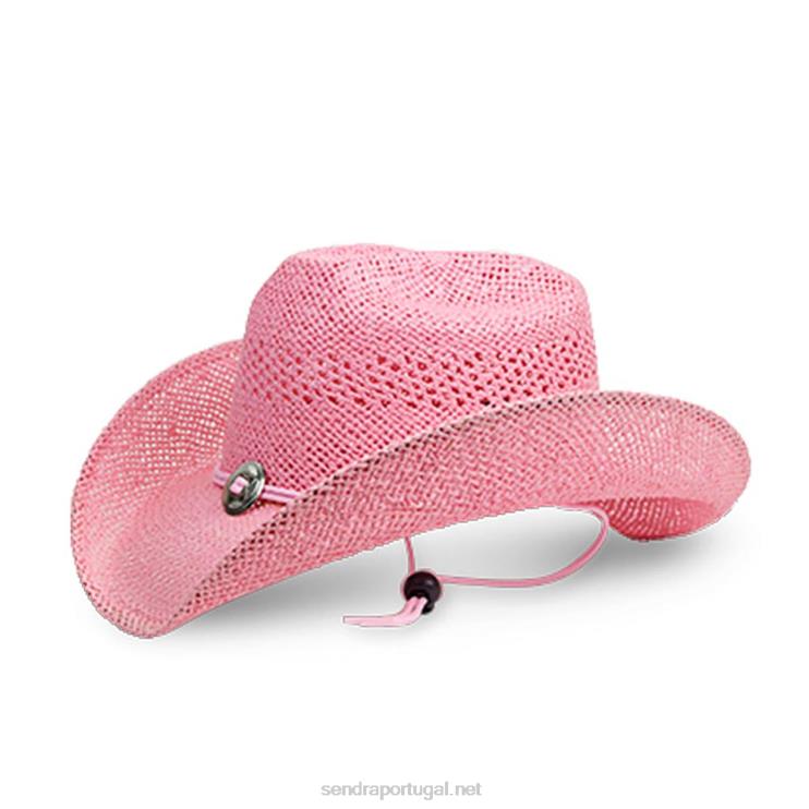 0204Z523 sombrero flor rosa Sendra