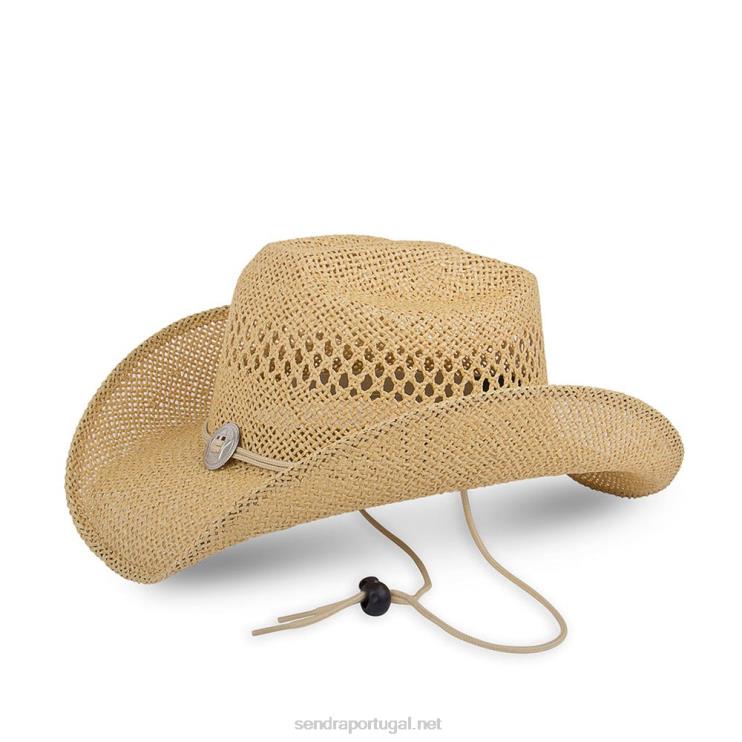 0204Z526 sombrero flor paja Sendra