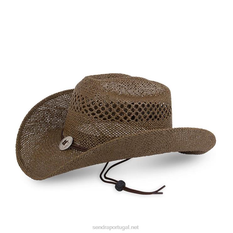 0204Z527 sombrero flor tabaco Sendra