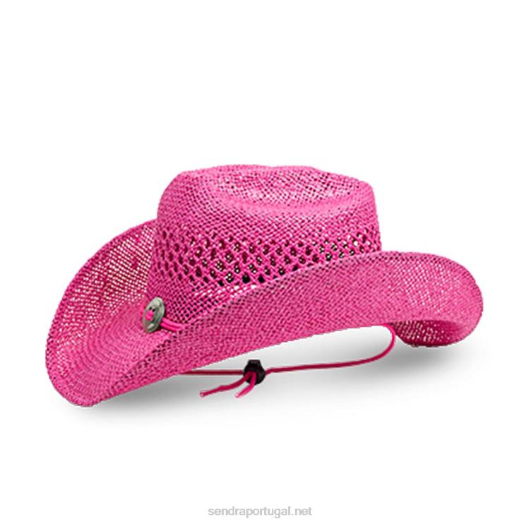 0204Z529 sombrero flor fúcsia Sendra