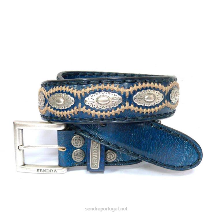 0204Z375 7606 cinturões denver azul Sendra