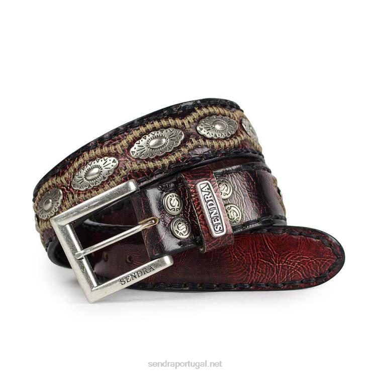 0204Z376 7606 Cinturones Denver Rojo Sendra