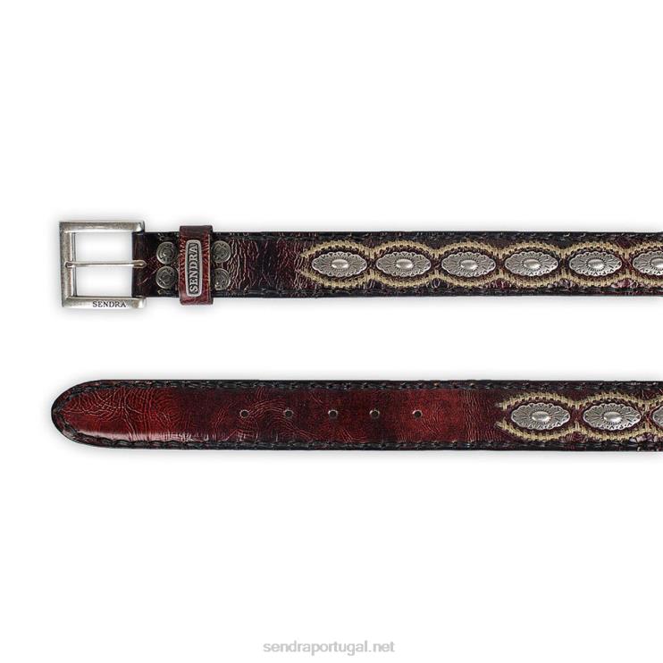 0204Z376 7606 Cinturones Denver Rojo Sendra