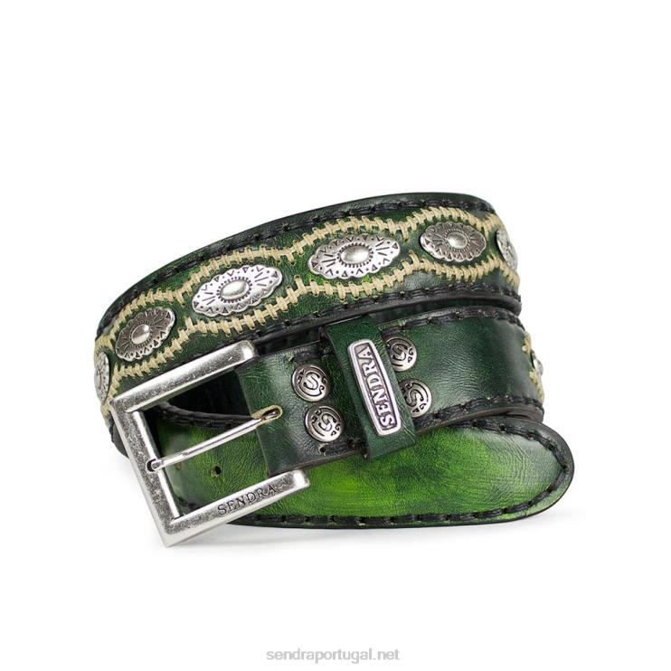 0204Z377 7606 cinturões denver verde Sendra