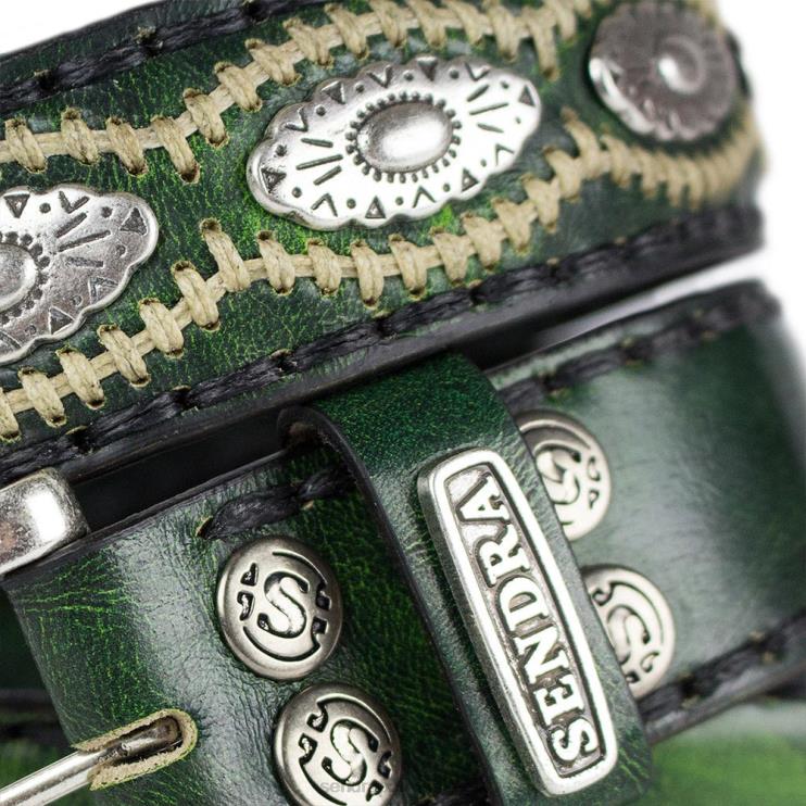 0204Z377 7606 cinturões denver verde Sendra