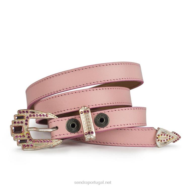 0204Z413 1287 cinturones premier cobre plateado/rosa Sendra