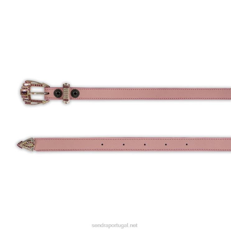 0204Z413 1287 cinturones premier cobre plateado/rosa Sendra