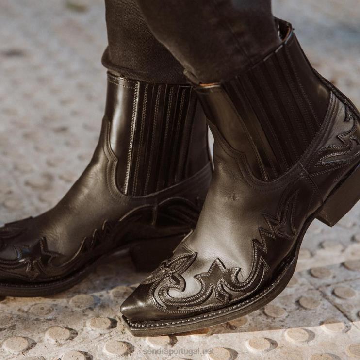 0204Z105 4660 cuervo flora negro-sprinter negro Sendra homens