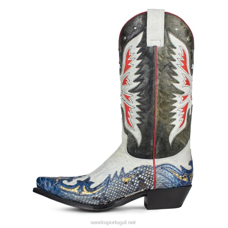 0204Z117 17607p cuervo barbados blanco barbados negro Sendra homens