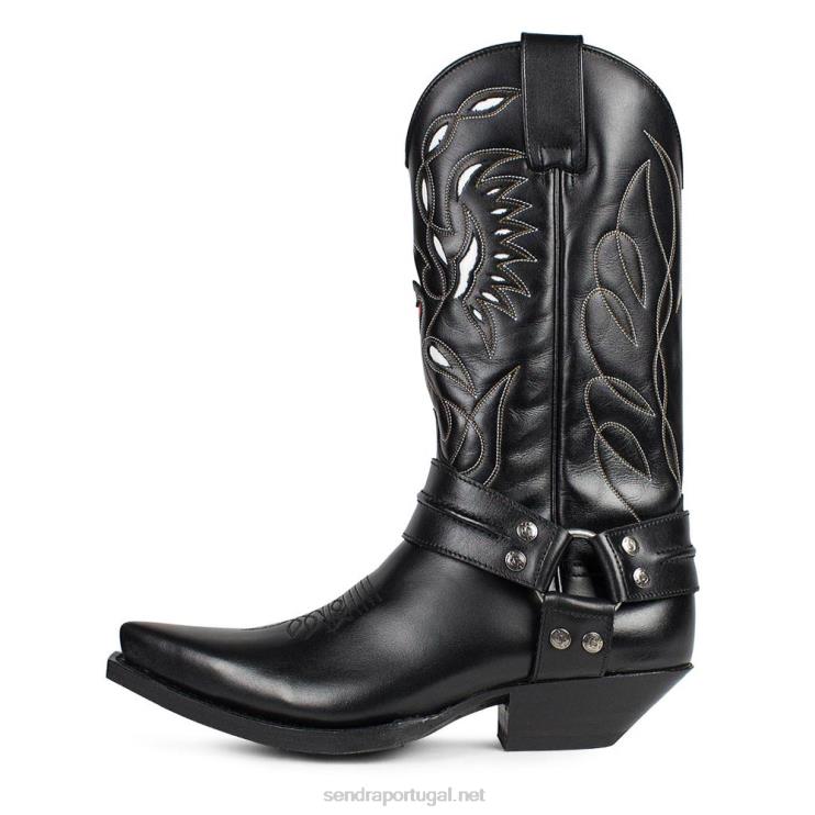 0204Z118 8564 cuervo nappa baly negra Sendra homens