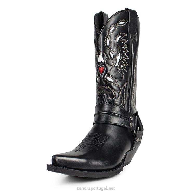 0204Z118 8564 cuervo nappa baly negra Sendra homens