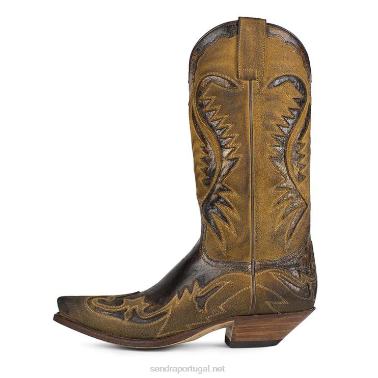 0204Z120 6480 cuervo barbados quercia cepillado serr.camello usa.negro Sendra homens