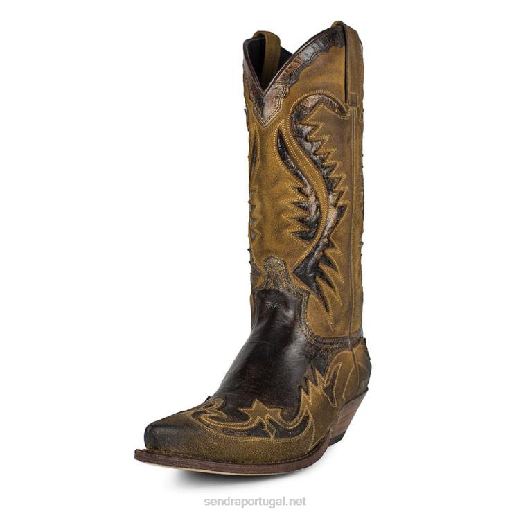 0204Z120 6480 cuervo barbados quercia cepillado serr.camello usa.negro Sendra homens