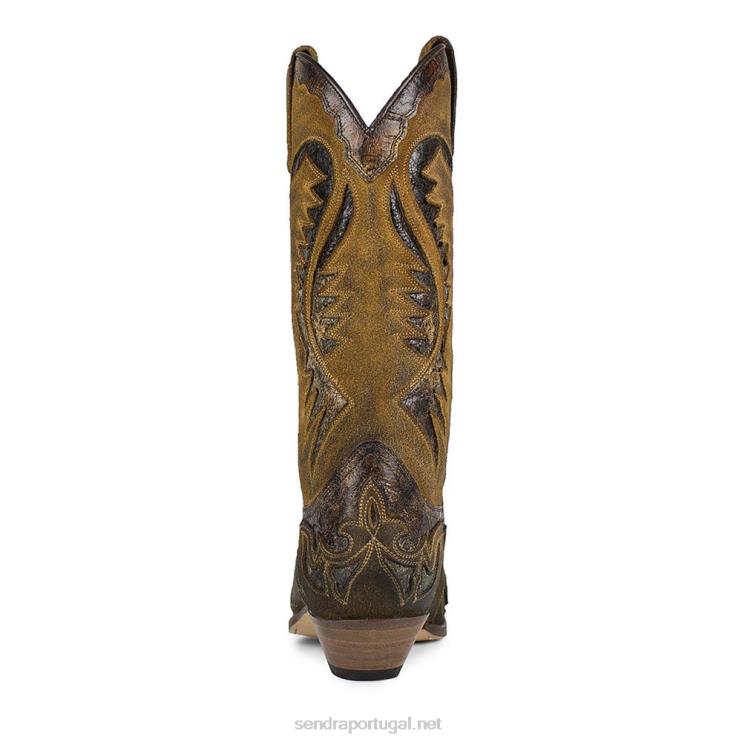 0204Z120 6480 cuervo barbados quercia cepillado serr.camello usa.negro Sendra homens