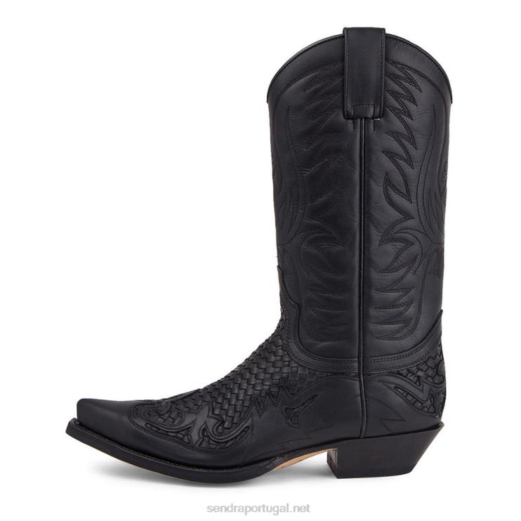 0204Z126 3241 cuervo pull óleo negro-trenzado negro Sendra homens