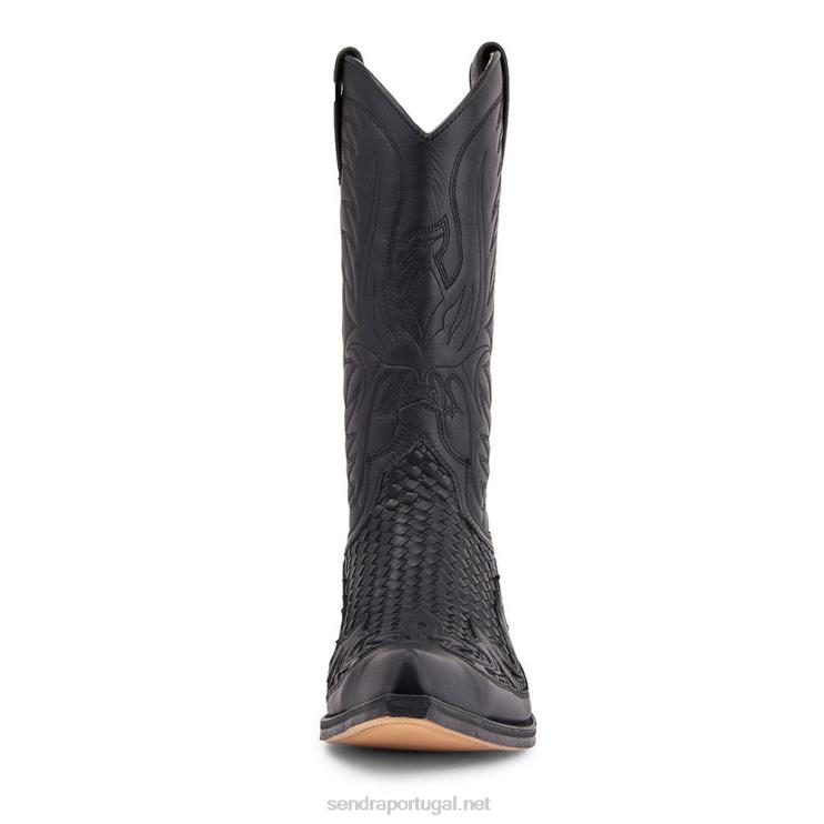 0204Z126 3241 cuervo pull óleo negro-trenzado negro Sendra homens