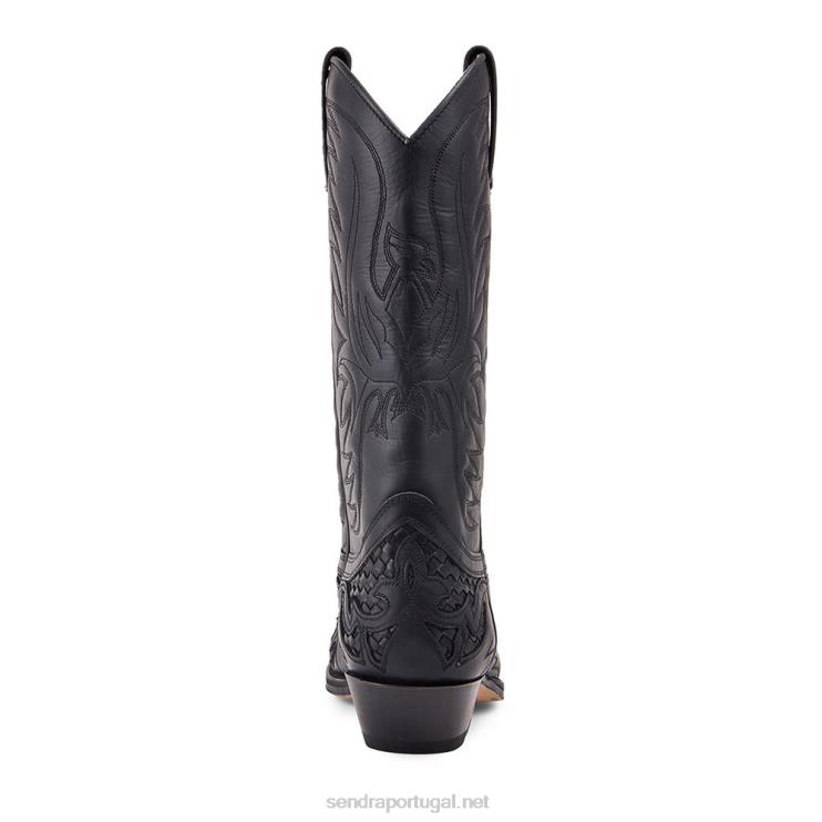 0204Z126 3241 cuervo pull óleo negro-trenzado negro Sendra homens