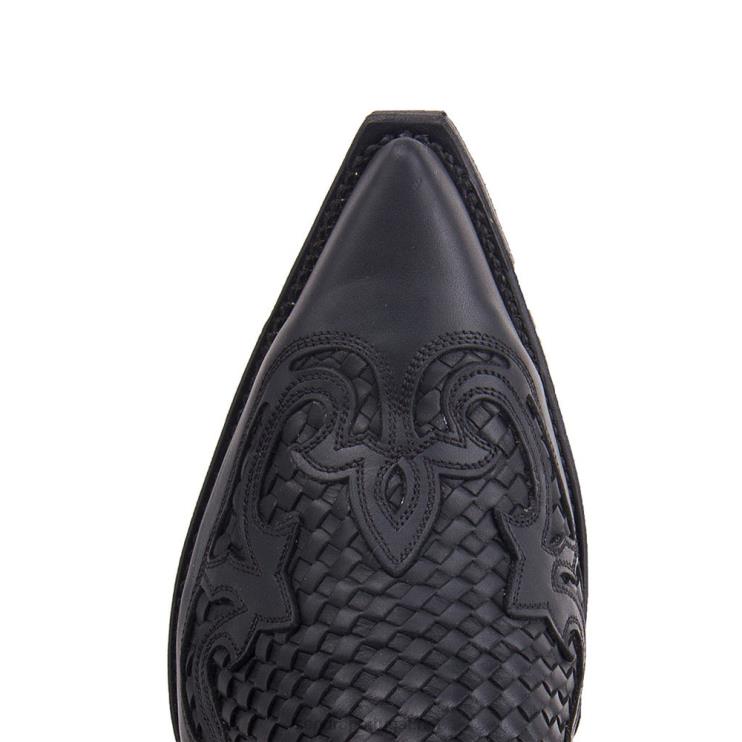 0204Z126 3241 cuervo pull óleo negro-trenzado negro Sendra homens