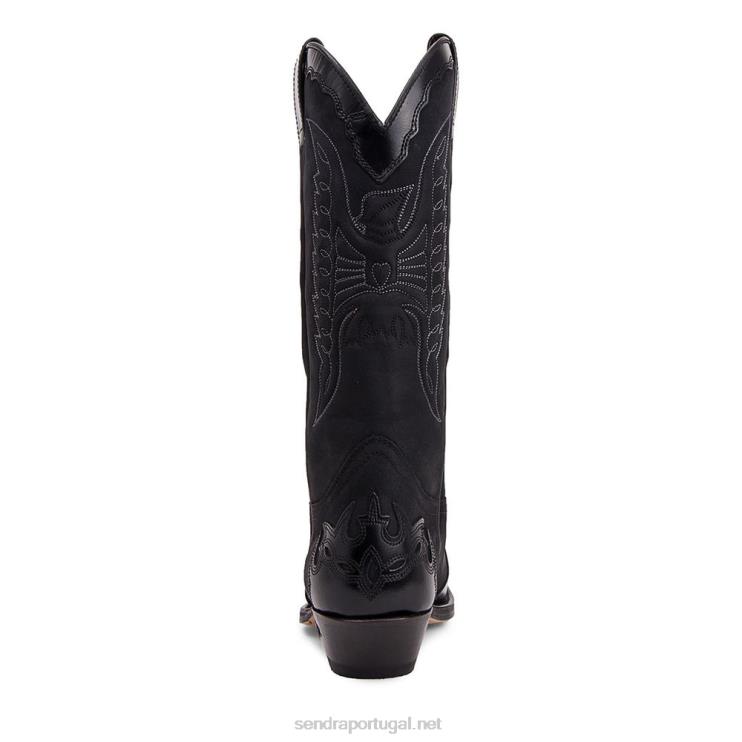 0204Z127 2560 cuervo flora negro-nobuk negro Sendra homens