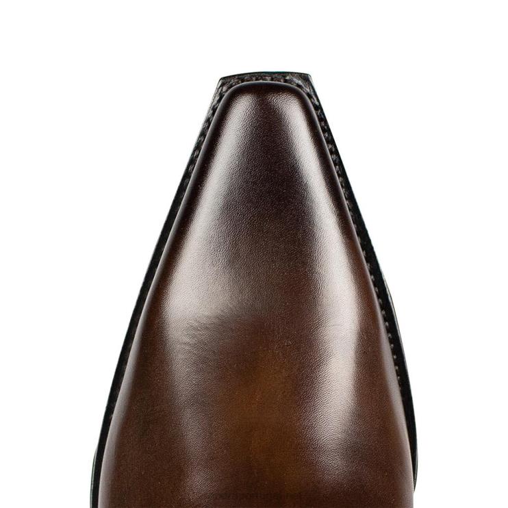 0204Z132 5200 mi crosta de tinta à mão marrom escuro Sendra homens