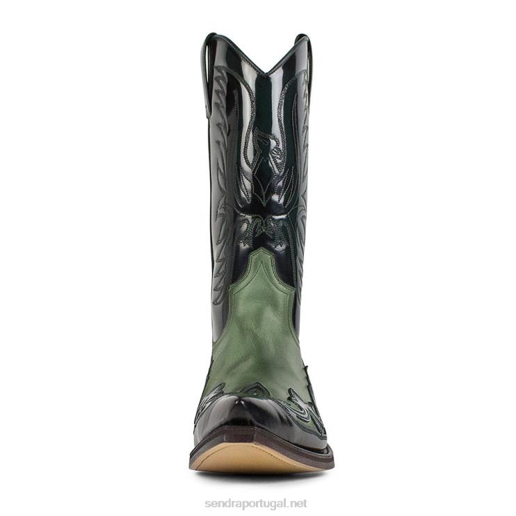 0204Z57 3241 cuervo nobuk verde botella latão flora verde botella Sendra homens