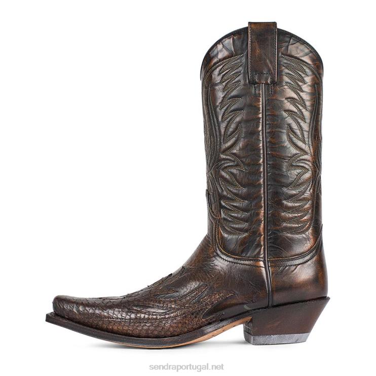 0204Z59 7013p mimo python barr.fl.antic c-540-britnes marron Sendra homens