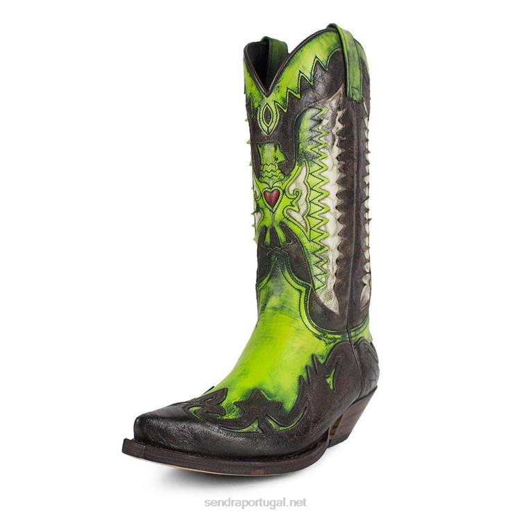 0204Z71 3840 cuervo denver verde lavagem Sendra homens