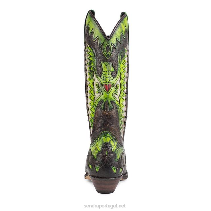 0204Z71 3840 cuervo denver verde lavagem Sendra homens