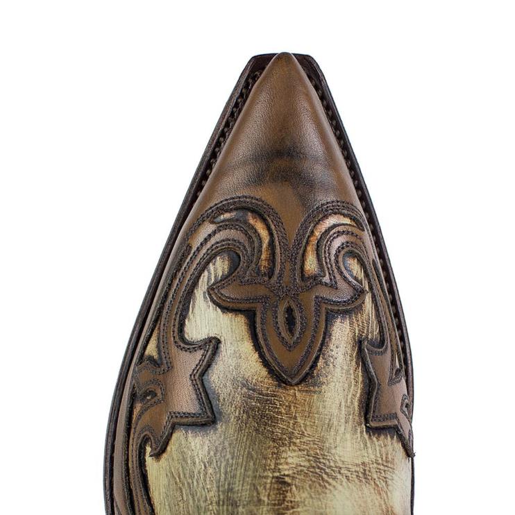 0204Z74 3840 cuervo denver canela lavado velho Sendra homens