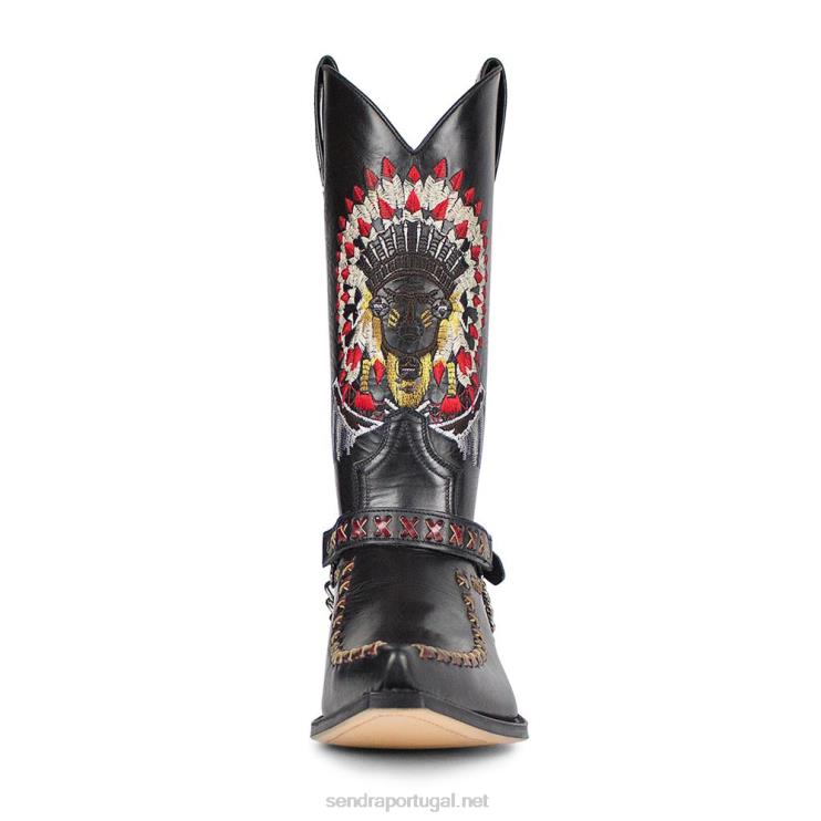 0204Z75 17015 cuervo flora negro Sendra homens