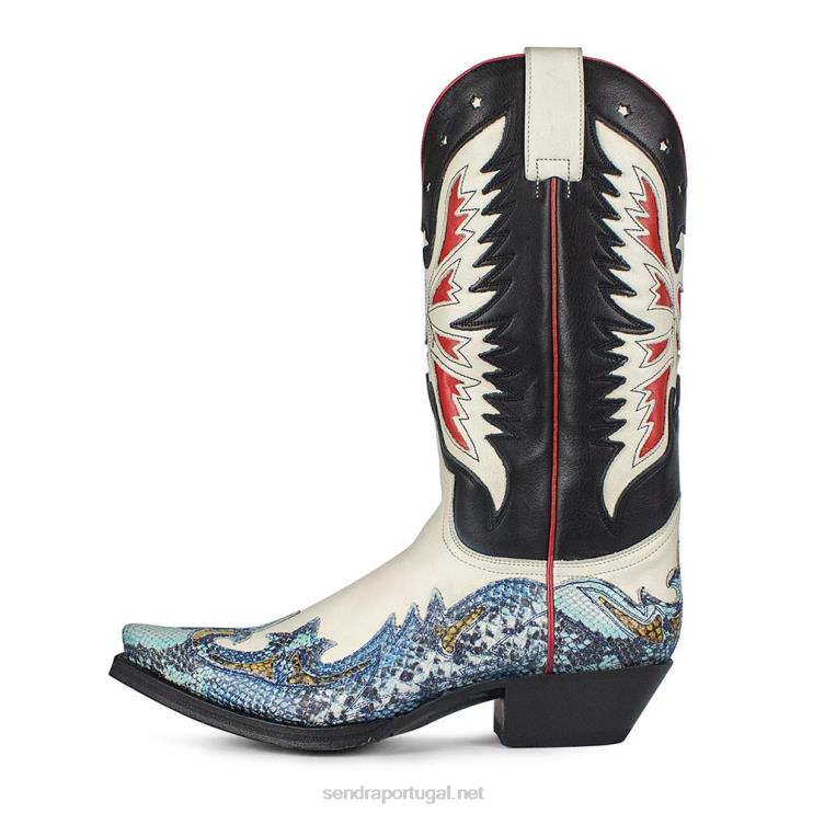 0204Z85 17607p cuervo salvaje avorio salvaje negro Sendra homens