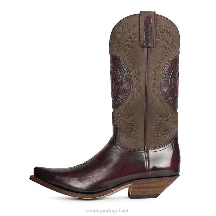 0204Z92 2587 cuervo florentic fúcsia nobuk moka Sendra homens