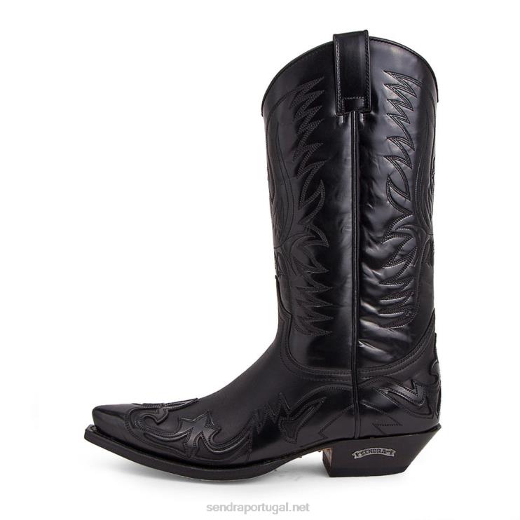0204Z93 3241 cuervo flora negro-sprinter negro Sendra homens
