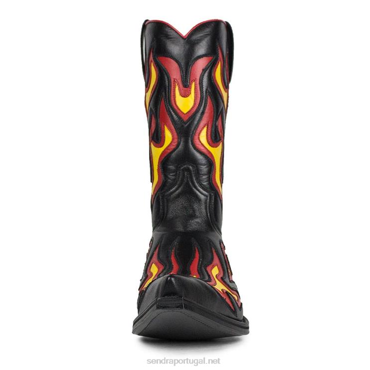 0204Z98 6149 cuervo nappa baly negro Sendra homens