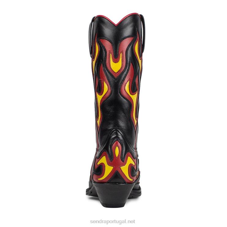 0204Z98 6149 cuervo nappa baly negro Sendra homens