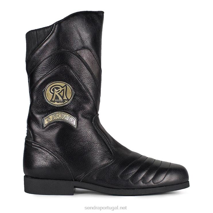 0204Z834 r2977 2706 moto negro Sendra homens