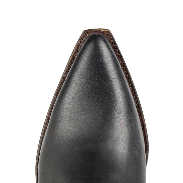0204Z42 17150 pico segunda mão negro/cuero Sendra homens