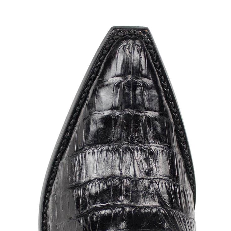 0204Z186 texas caiman tail negro Sendra homens