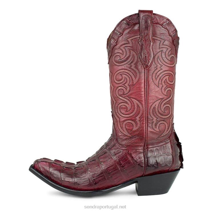 0204Z189 texas caiman tail rojo Sendra homens