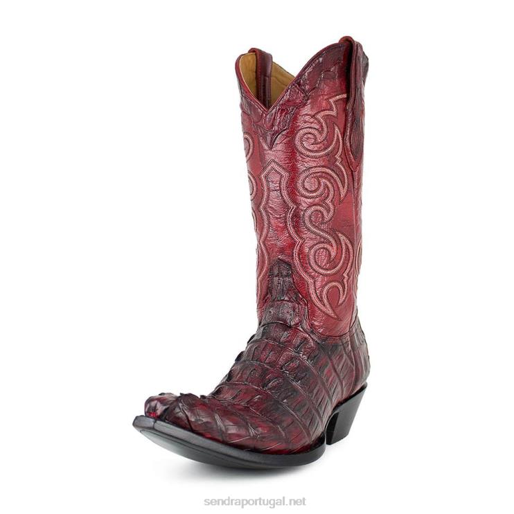0204Z189 texas caiman tail rojo Sendra homens