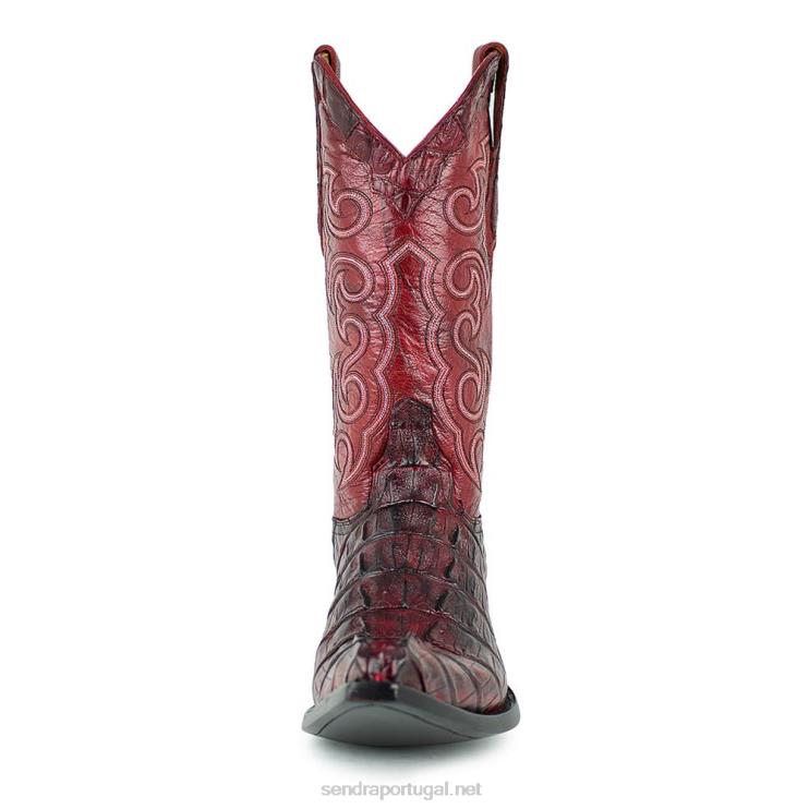 0204Z189 texas caiman tail rojo Sendra homens