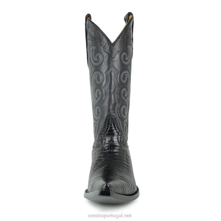 0204Z191 lagarto texas tejus negro Sendra homens