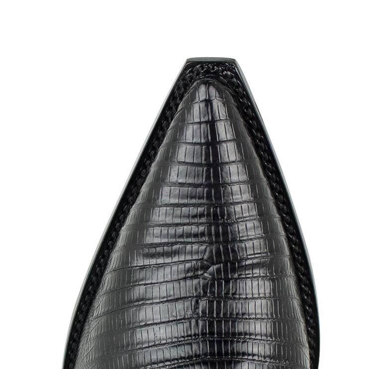 0204Z191 lagarto texas tejus negro Sendra homens