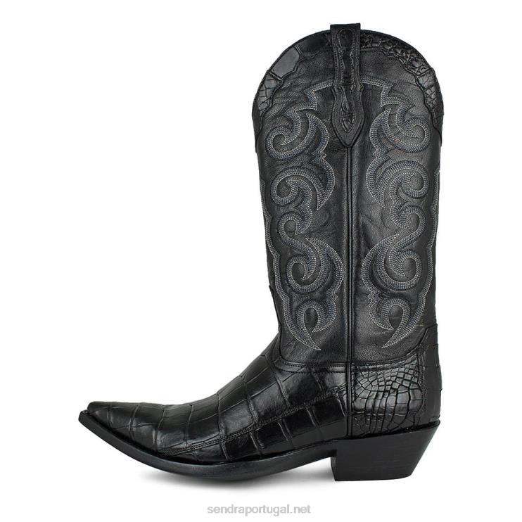 0204Z192 texas cocodrilo barriga negra Sendra homens