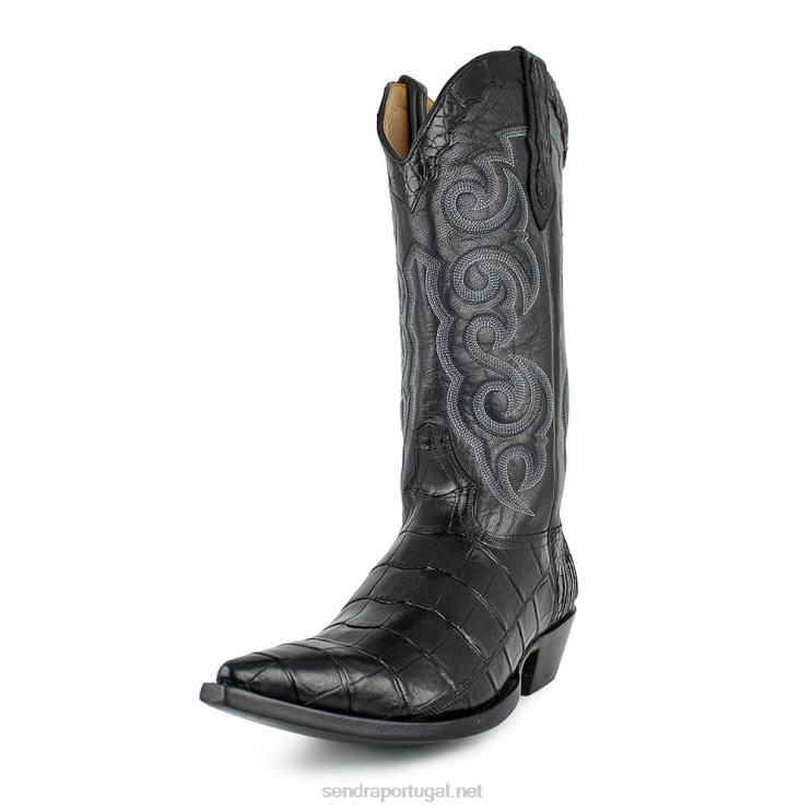 0204Z192 texas cocodrilo barriga negra Sendra homens