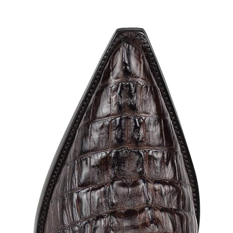 0204Z193 texas caiman tail chocolate Sendra homens
