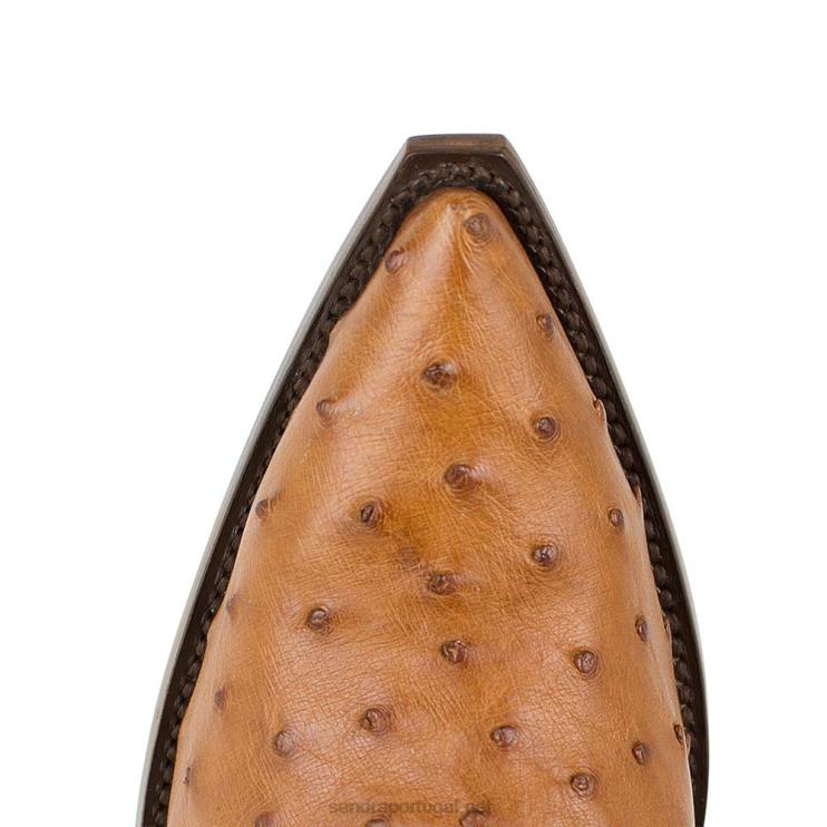 0204Z202 conhaque texas avestruz Sendra homens