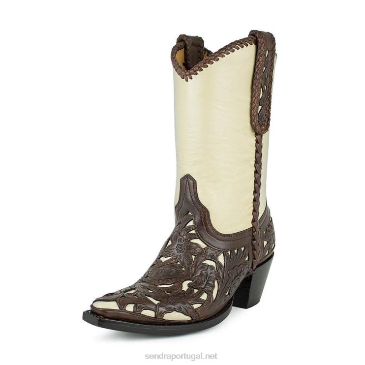 0204Z359 wyomin sillero hueso/chocolate Sendra mulheres