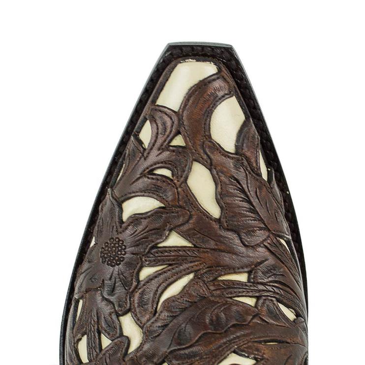 0204Z359 wyomin sillero hueso/chocolate Sendra mulheres