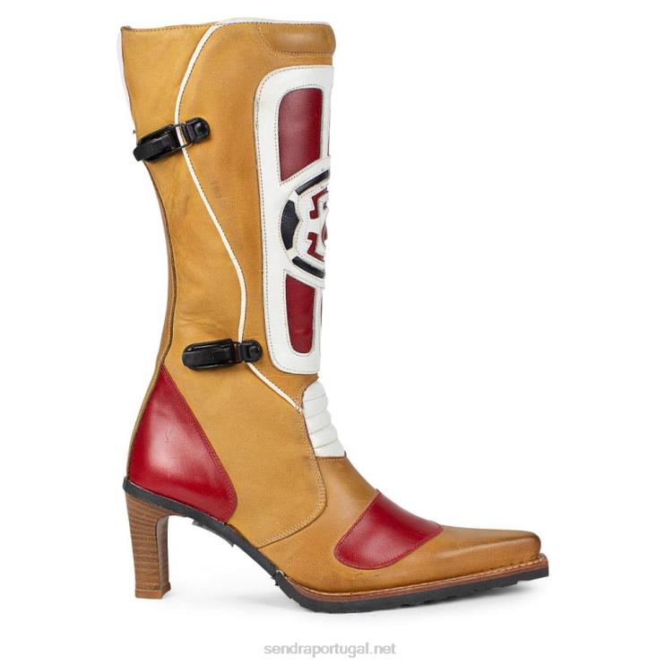 0204Z659 r2687 6339 rodeo rojo, marron Sendra mulheres